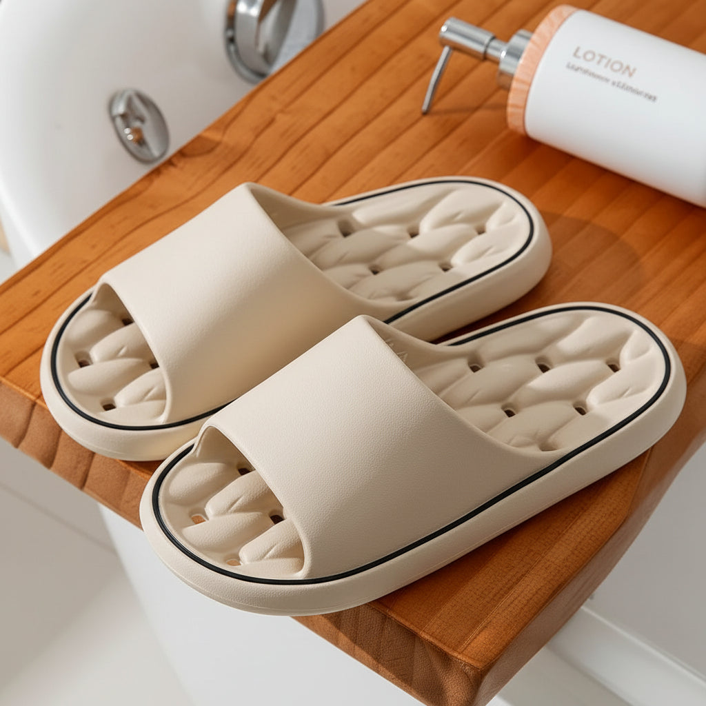 Robelle Hollow Bathroom Non-slip Silent  Slippers