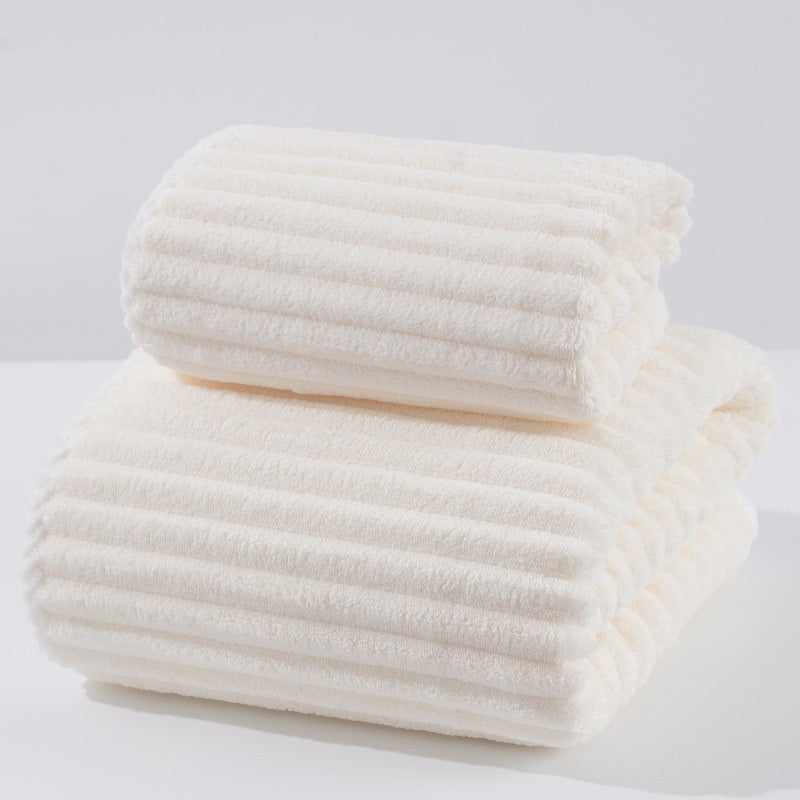 Thickened And Oversized Towel For Face Wash Coral Velvet