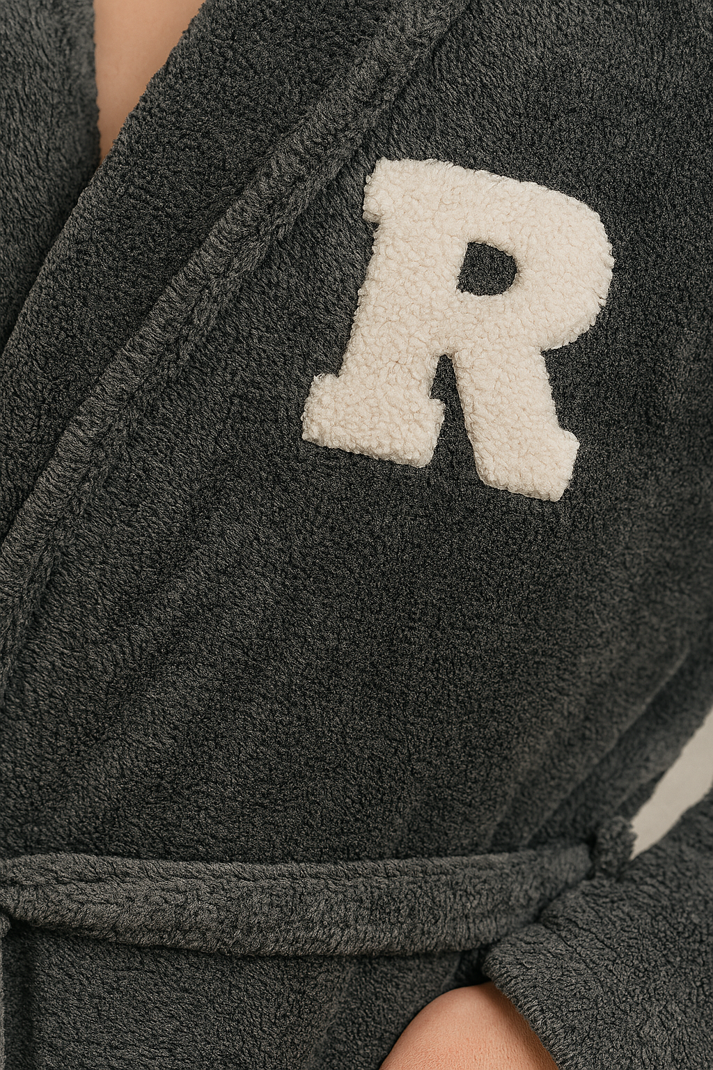 Robelle Poly-Plush™ Grey Bathrobe