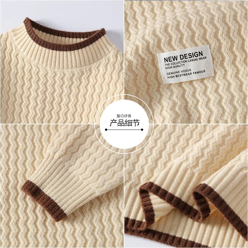 Robelle Men's Wool Blend Sweaters (Grey)