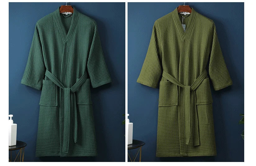 The Airweight Cloud Waffle Robe – A Crisp, Cool Summer Essential