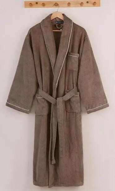 Robelle Everyday Cotton Robe – V-Neck, Long Sleeve