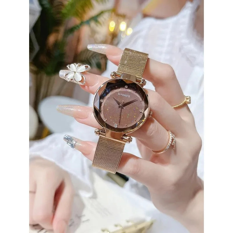 Robelle All-Star Luxe Collection | Women's Stainless Steel Quartz Watch with Gift Box