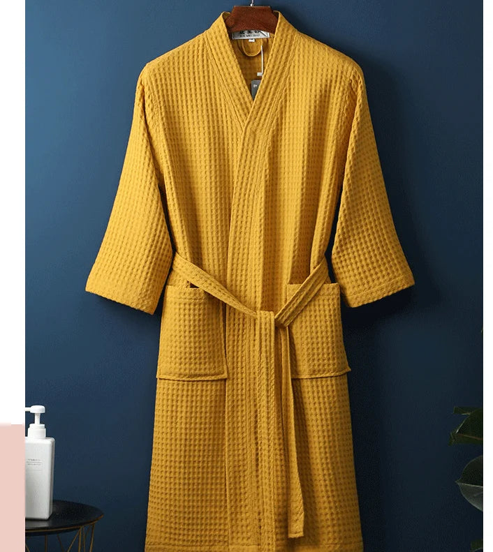 The Airweight Marshmellow Waffle Robe – A Crisp, Cool Summer Essential