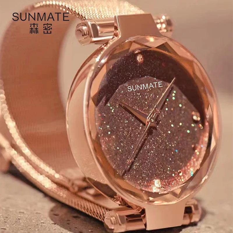 Robelle All-Star Luxe Collection | Women's Stainless Steel Quartz Watch with Gift Box