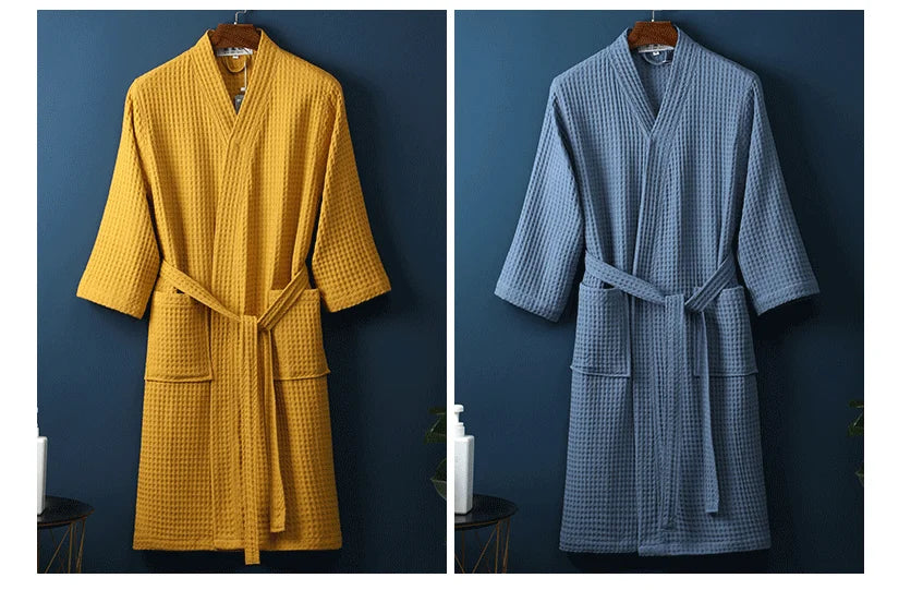 The Airweight Cloud Waffle Robe – A Crisp, Cool Summer Essential