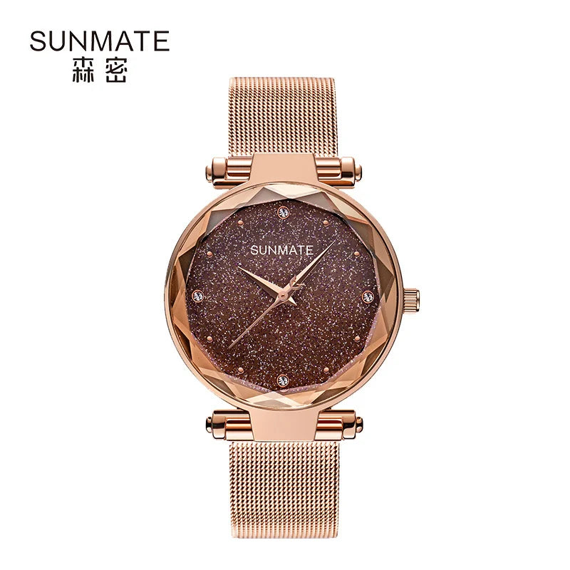 Robelle All-Star Luxe Collection | Women's Stainless Steel Quartz Watch with Gift Box