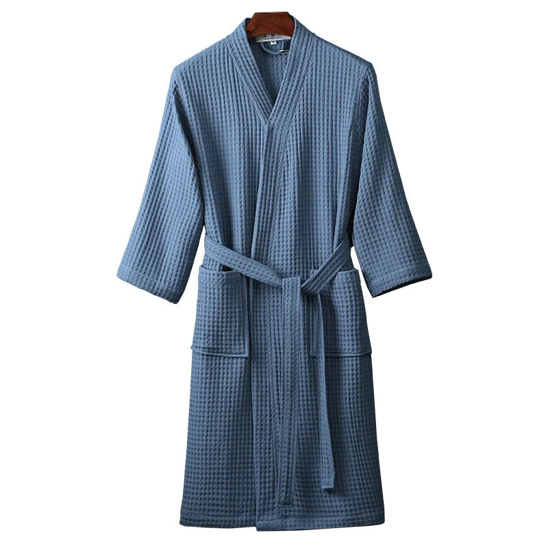 The Airweight Cloud Waffle Robe – A Crisp, Cool Summer Essential