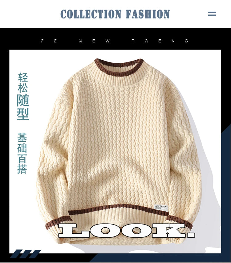 Robelle Men's Wool Blend Sweaters (Red)