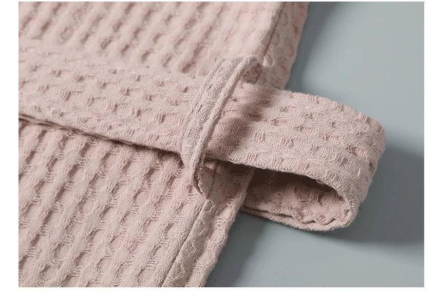 The Airweight Cloud Waffle Robe – A Crisp, Cool Summer Essential