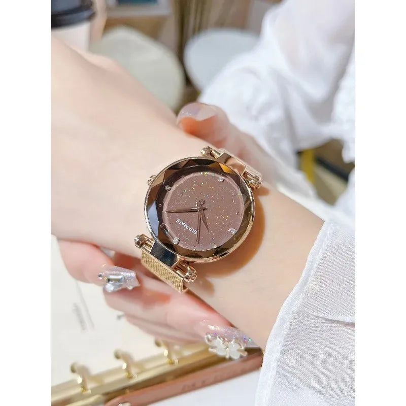 Robelle All-Star Luxe Collection | Women's Stainless Steel Quartz Watch with Gift Box