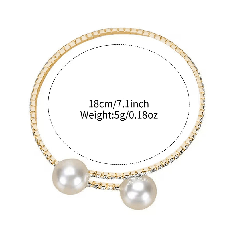 Robelle Elegant Women's Leather Watch | Quartz Movement with Gift Bracelet (Box Not Included)