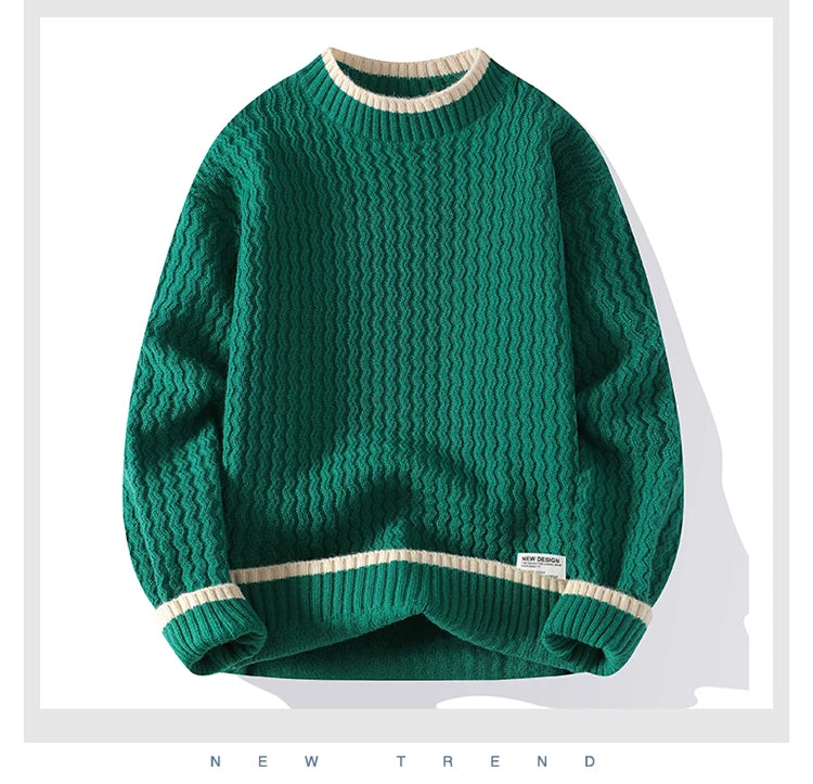 Robelle Men's Wool Blend Sweaters (Green)